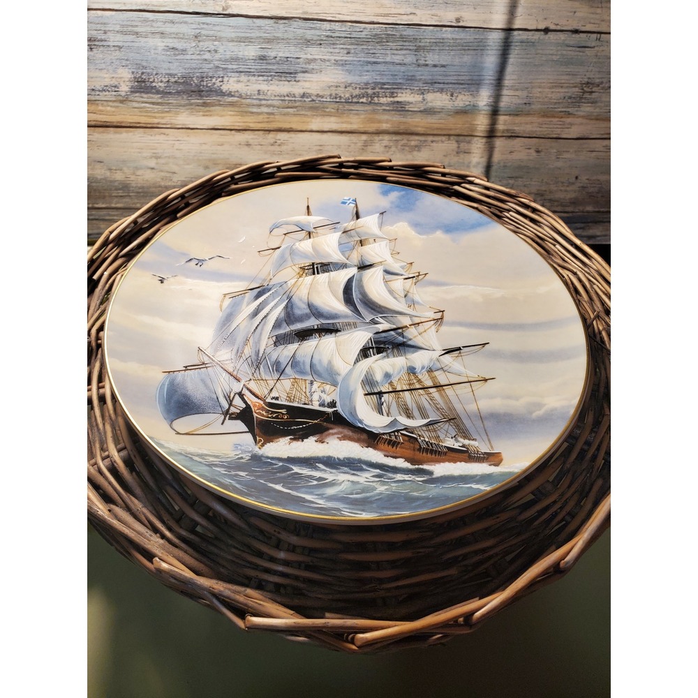 Danbury Mint Great American Sailing Ships The Sea Witch Collector Plate